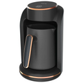 Mazaj Turkish Coffee Maker With Stainless Steel Mug 250Ml Capacity For Up To 5 Cups 600W Power 23Min Brew Time Auto ShutOff Bpa Free Overheat Protection Overflow Sensor Black