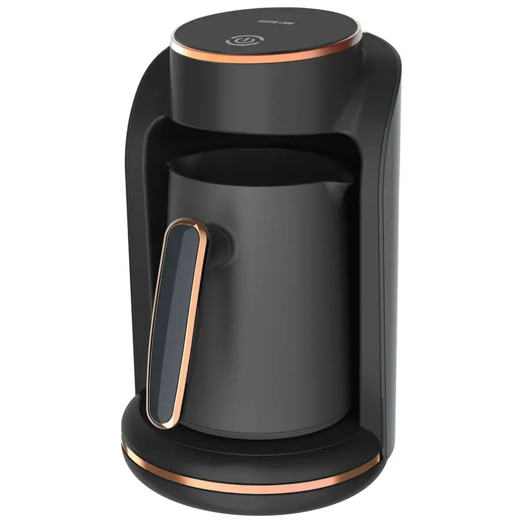 Mazaj Turkish Coffee Maker With Stainless Steel Mug 250Ml Capacity For Up To 5 Cups 600W Power 23Min Brew Time Auto ShutOff Bpa Free Overheat Protection Overflow Sensor Black