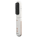 3 in 1 Cordless Hair Styling Tool / Hair Straightener & Curling Iron / 3 Replaceable Heads / 20 min Working Time / Compact & Travel Friendly / Heat Resistant Design - White
