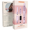 Portable Autatiomc 5 In 1 Hair Styling Tool 50W with Auto-Wrap Curling and Straightening / 5 Styling Modes / 5 Heat Levels / Safe Auto Shut-Off / PTC Even Heating - Pink