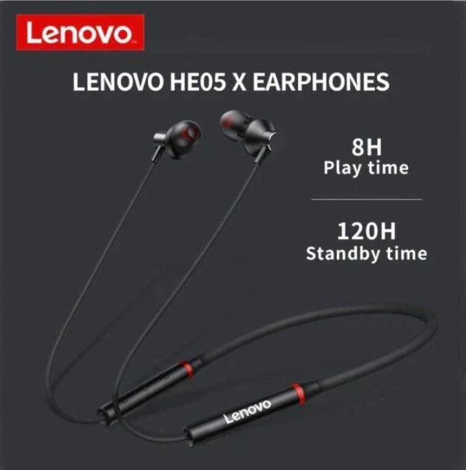 Lenovo HE05X Hanging Neckband Wireless Headphones