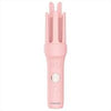 Ceramic Automatic Curling Iron with Smart Temperature Control / Quick Heat-Up Technology / Digital Temperature Display / Ceramic Coating / Auto Rotate Design / Safe & Portable Easy to Use Curler - Pink