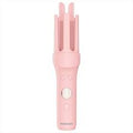 Ceramic Automatic Curling Iron with Smart Temperature Control / Quick Heat-Up Technology / Digital Temperature Display / Ceramic Coating / Auto Rotate Design / Safe & Portable Easy to Use Curler - Pink